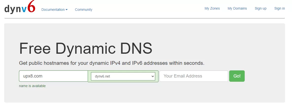 dynv6免费提供DDNS服务以及提供免费二级域名-资源仓库